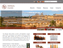 Tablet Screenshot of bengalglass.com